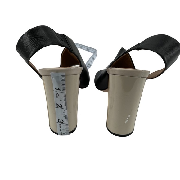 Calvin Klein Black Luxor Linnette Lucite Sling Back Heels Size 6.5 Women’s - Picture 7 of 9